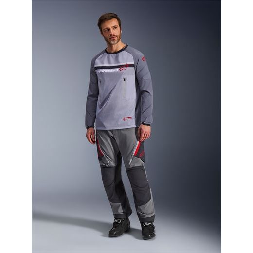 ALPINESTARS MAXDURA DUAL – MOTOKROSOVÝ DRES NA MX A ENDURO (SVETLE SIVÁ/TMAVO SIVÁ/ORANŽOVÁ) 2026