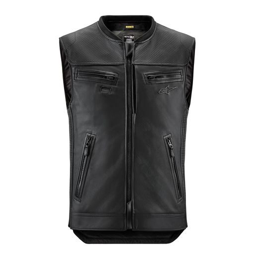 ALPINESTARS AIRBAGOVÁ VESTA TECH-AIR®3 LEATHER SYSTÉM – AIRBAGOVÝ SYSTÉM NA MOTORKU (ČIERNA) 2025
