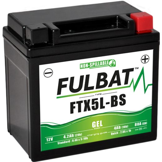 GELOVÝ AKUMULÁTOR FULBAT FTX5L-BS GEL (YTX5L-BS GEL)