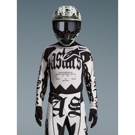 ALPINESTARS TECHSTAR LIMITOVANÁ EDÍCIA WOLF DUST – MOTOKROSOVÝ DRES NA MX A ENDURO (PIESKOVÁ/ČIERNA) 2026