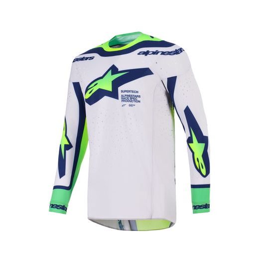 ALPINESTARS SUPERTECH VISTA – MOTOKROSOVÝ DRES NA MX A ENDURO (SVETLE SIVÁ/ŽLTÁ FLUO/ZELENÁ/MODRÁ/RUŽOVÁ) 2026