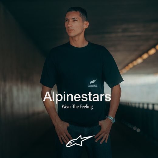 ALPINESTARS INSTITUTE OVERSIZED CSF – VOĽNOČASOVÉ MOTO TRIČKO (ČIERNA)