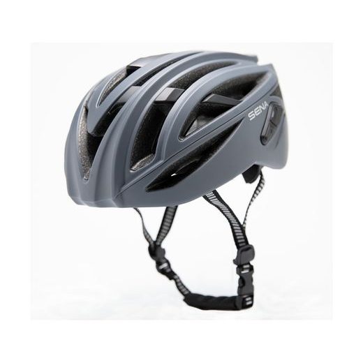 CYKLO PRILBA S HEADSETOM R2, SENA (MATNÁ SIVÁ)
