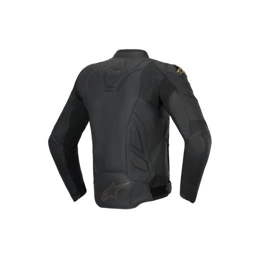 ALPINESTARS DUSK – MOTOCYKLOVÁ BUNDA NA CESTNÚ JAZDU (ČIERNA/LASEROVANÁ KOŽA) 2025