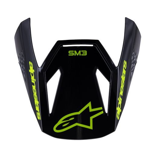 KŠILT PRO PŘILBY S-M3 RADIUM, ALPINESTARS (ŽLUTÁ FLUO/ČERNÁ/MODRÁ)