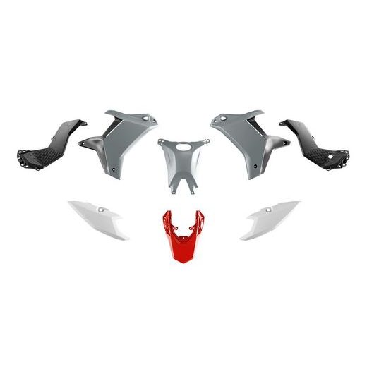 SADA PLASTOV YAMAHA TENERE, RTECH (SVETLO MODRÁ-BIELA-ČERVENÁ, 5 DIELOV)