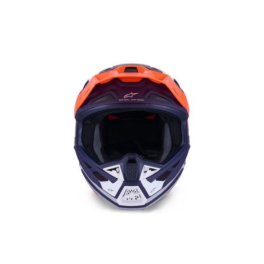 PRILBA SM7 CORE, ALPINESTARS (ORANŽOVÁ/MODRÁ/BÍLÁ/MATNÁ) 2026