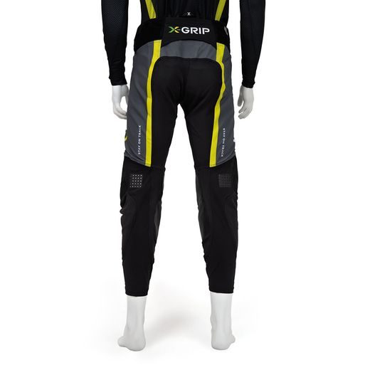 MOTOKROSOVÉ NOHAVICE X-GRIP TITANIUM – SIVÁ, BEZ VRECIEK