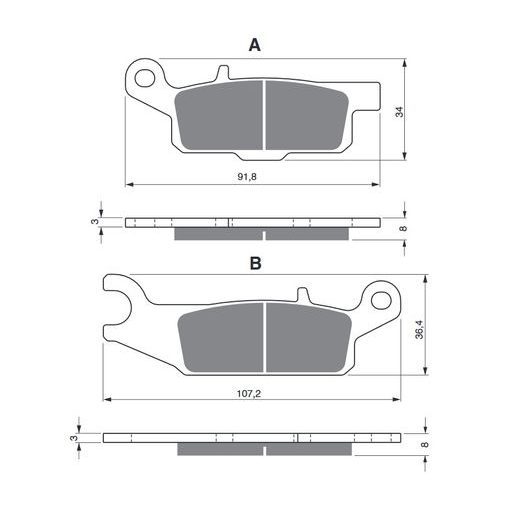 BRZDOVÉ OBLOŽENIE GOLDFREN 253 AD