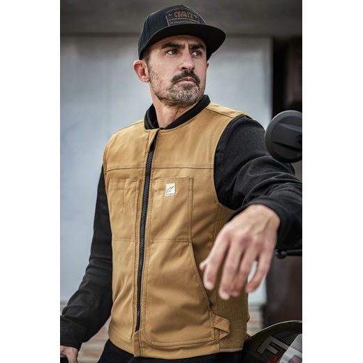 ALPINESTARS AIRBAGOVÁ VESTA TECH-AIR®3 CANVAS SYSTÉM – AIRBAGOVÝ SYSTÉM NA MOTORKU (ČIERNA) 2025