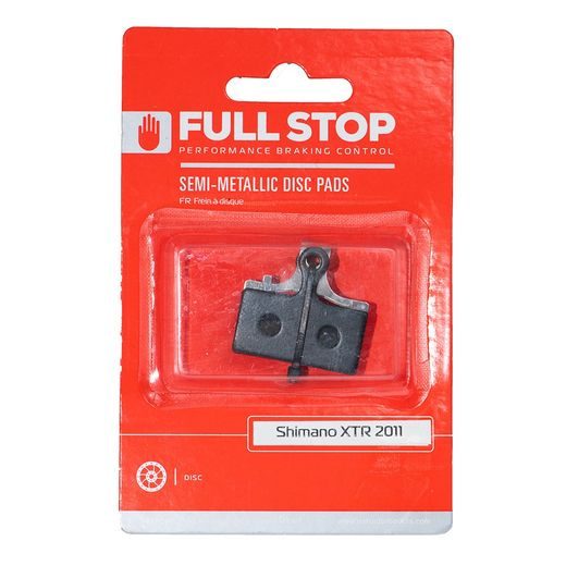 BRZDOVÉ DOŠTIČKY PRE SYSTÉMY SHIMANO/FSA/CLARKS, FULL STOP (SEMI-METALICKÁ ZMES) SADA 2 KS