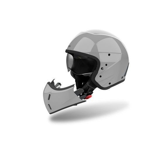 PRILBA J110 COLOR, AIROH (CEMENTOVĚ ŠEDÁ LESKLÁ) 2025