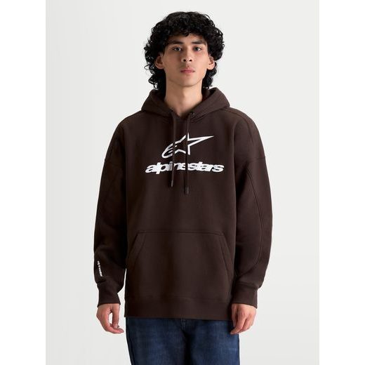 ALPINESTARS PRELUDE OVERSIZED HOODIE – VOĽNOČASOVÁ MOTO MIKINA (HNEDÁ)