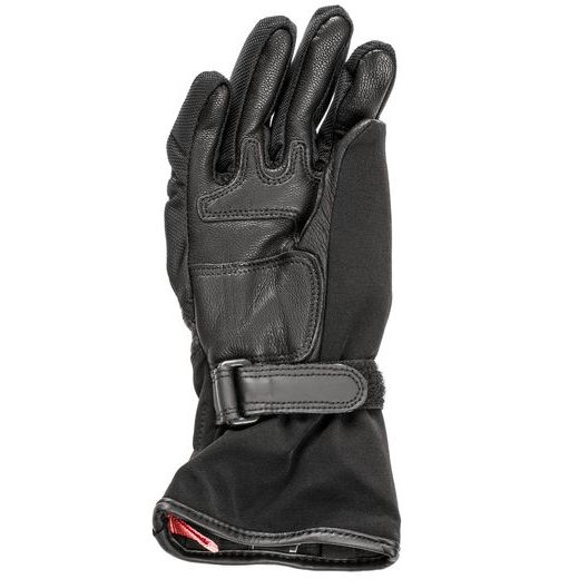 RUKAVICE SIERRA KID, RACER, DETSKÉ (ČERNÁ/ČERVENÁ)