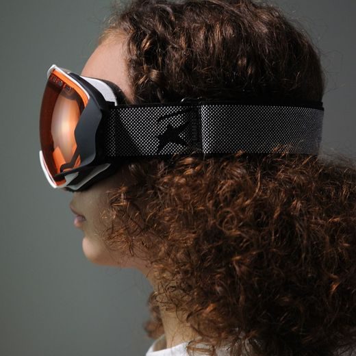OKULIARE ARIETE MANTIS 13940-BNO BIELA BLACK CLAWS, ORANGE LENS
