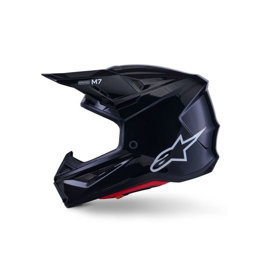 PRILBA SM7 SOLID, ALPINESTARS (ČIERNA) 2026