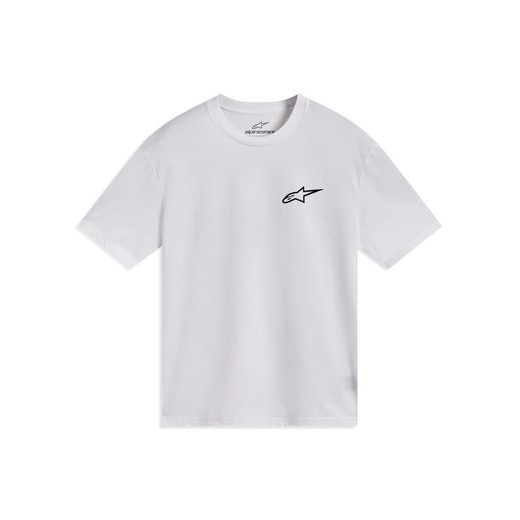 ALPINESTARS COMBO BACK CSF – VOĽNOČASOVÉ MOTO TRIČKO (BIELA/ČIERNA)