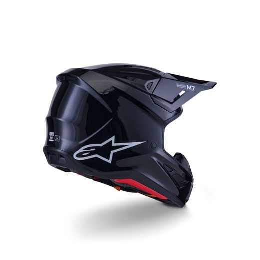 PRILBA SM7 SOLID, ALPINESTARS (ČIERNA) 2026