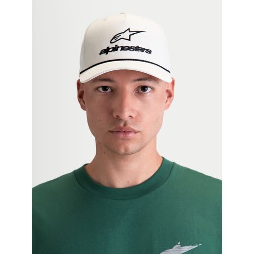 ALPINESTARS COMBO LOGO SNAPBACK – VOĽNOČASOVÁ ŠILTOVKA (BIELA OFF WHITE)