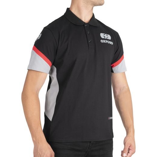 TRIKO S GOLIERIKOM RACING, OXFORD (ČERNÉ/ŠEDÉ/ČERVENÉ)