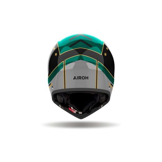 PRILBA J110 COMMAND, AIROH (LESKLÁ ZELENÁ) 2024