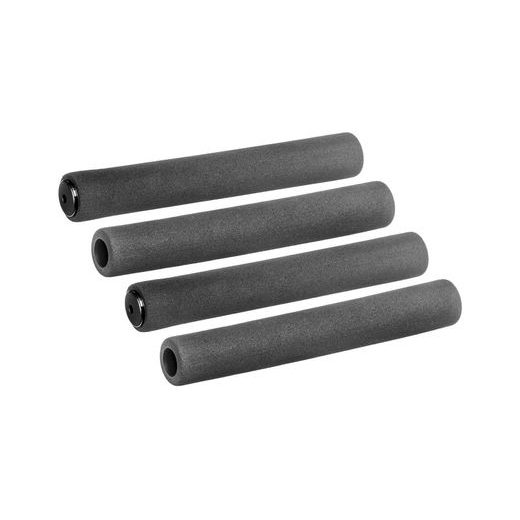 PĚNOVÉ GRIPY VČ. ŠPUNTŮ ŘÍDÍTEK, OXFORD (ČERNÉ, TL. GRIPU 7 MM, SADA 4KS)