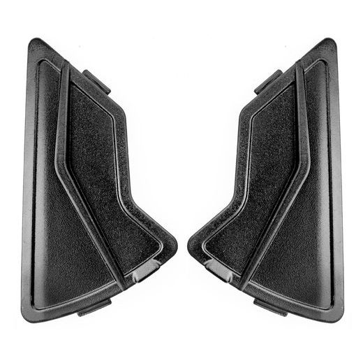 VIEČKA MECHANIZMU PLEXI/VÝKLOPU PRE PRILBY MULTIFLIP, CASSIDA (BLACK MATT, PAIR)