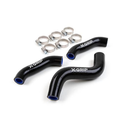 SILIKÓNOVÉ HADICE CHLADIČA X-GRIP – ČIERNA – GASGAS MC-F 450 (2021 - 2023) A ĎALŠIE MODELY