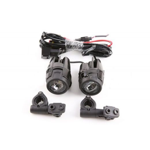 AUXILIARY LED LIGHTS PUIG 3489N ČIERNA HOMOLOGOVANÉ, SADA