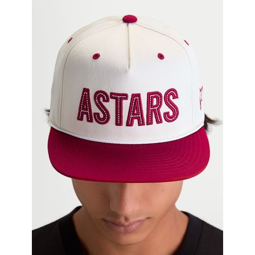 ALPINESTARS STADIUM SNAPBACK – VOĽNOČASOVÁ ŠILTOVKA (BIELA OFF WHITE/ČERVENÁ)