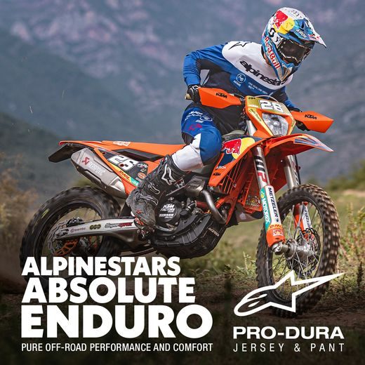 KALHOTY PRO-DURA, ALPINESTARS (MODRÁ/BÍLÁ) 2025