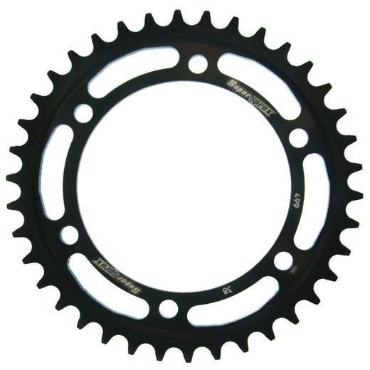 REŤAZOVÁ ROZETA SUPERSPROX RFE-499:38-BLK ČIERNA 38 ZUBOV,530