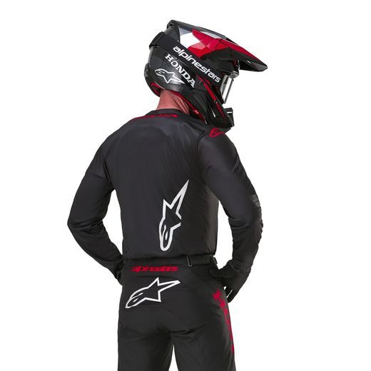 DRES RACER ICONIC HONDA KOLEKCE, ALPINESTARS (ČERNÁ/ČERVENÁ) 2024