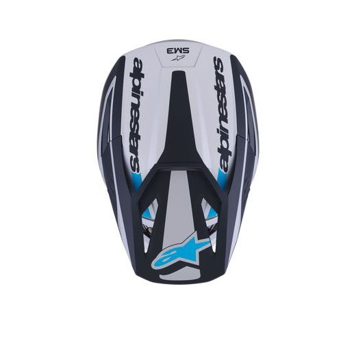 PRILBA S-M3 HEAT, ALPINESTARS (STŘÍBRNÁ/MODRÁ/ČERNÁ MATNÁ) 2026