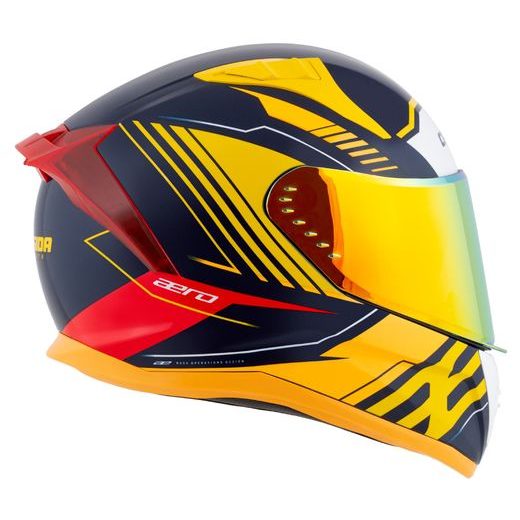 PRILBA AERO DROME, CASSIDA (MODRÁ/ŽLUTÁ FLUO/ORANŽOVÁ/ČERVENÁ/SVĚTLE MODRÁ/BÍLÁ) 2023