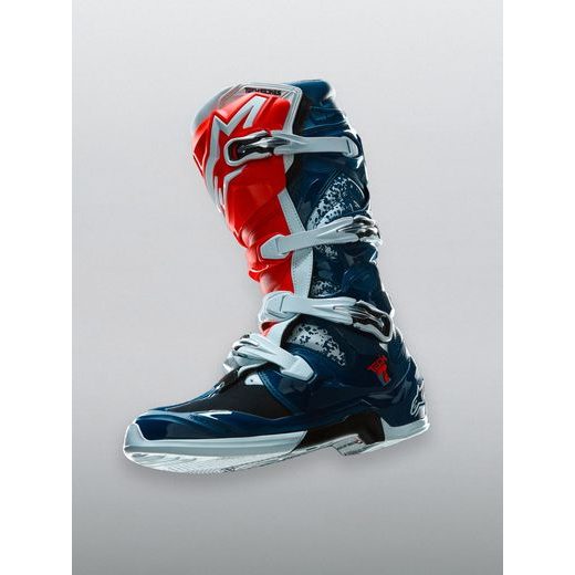 ALPINESTARS TECH 7 LIMITOVANÁ EDÍCIA UNITY – MOTOKROSOVÉ A ENDURO TOPÁNKY (MOTO ČIŽMY) (ČERVENÁ/BIELA/MODRÁ) 2026