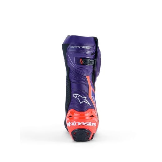 ALPINESTARS SUPERTECH R VENTED FLYTE LIMITOVANÁ EDÍCIA JORGE MARTIN – MOTOCYKLOVÉ TOPÁNKY NA CESTNÚ JAZDU (FIALOVÁ/ČERVENÁ/ČIERNA) 2026