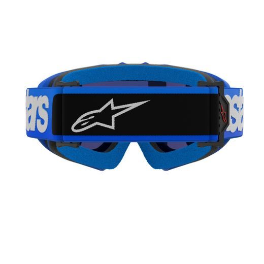 ALPINESTARS VISION YOUTH BLAZE – DETSKÉ MOTOKROSOVÉ OKULIARE NA MX A ENDURO (MODRÁ, ZRKADLOVÉ MODRÉ PLEXI) 2025