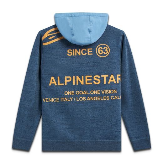 ALPINESTARS OCCURANCE HOODIE – VOĽNOČASOVÁ MOTO MIKINA (MODRÁ)