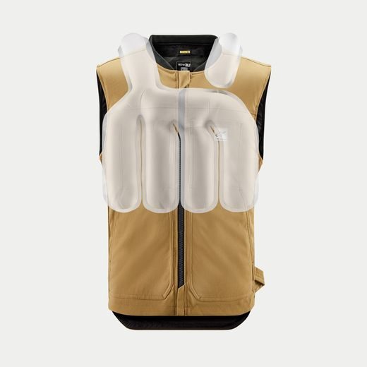 ALPINESTARS AIRBAGOVÁ VESTA TECH-AIR®3 CANVAS SYSTÉM – AIRBAGOVÝ SYSTÉM NA MOTORKU (ČIERNA) 2025