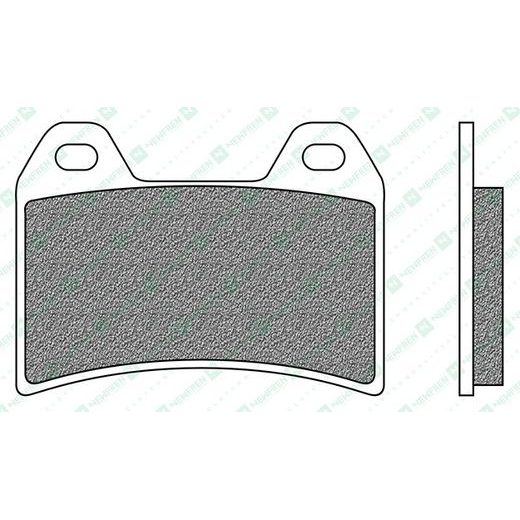 BRZDOVÉ DOŠTIČKY, NEWFREN (ZMES ROAD TOURING ORGANIC) 2 KS V BALENÍ