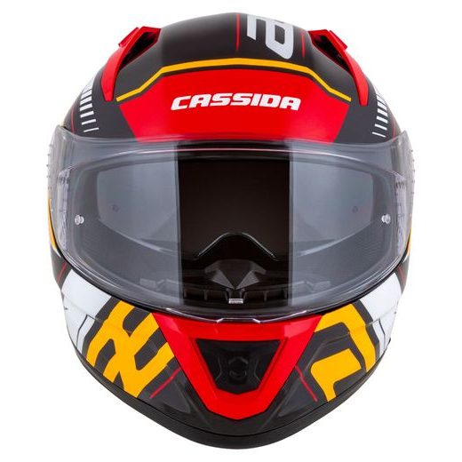 PRILBA AERO DROME, CASSIDA (ČIERNA PERLEŤ/ORANŽOVÁ/ČERVENÁ/BÍLÁ) 2024