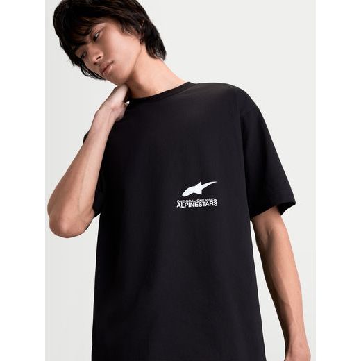 ALPINESTARS INSTITUTE OVERSIZED CSF – VOĽNOČASOVÉ MOTO TRIČKO (ČIERNA)