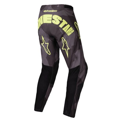 KALHOTY RACER HOLLOW, ALPINESTARS (TMAVÁ CAMO/ŽLUTÁ FLUO) 2025