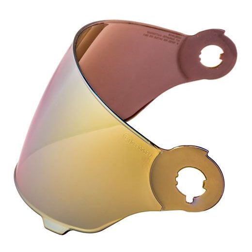 PLEXI PRO PŘILBY FIBRE, CASSIDA (ZRCADLOVÉ ZLATÉ, ANTIFOG)