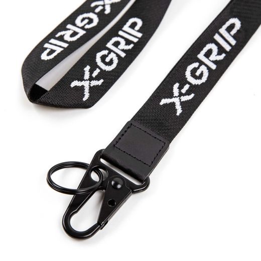 ZOSILNENÁ ŠNÚRKA NA KĽÚČE HEAVY DUTY X-GRIP – ČIERNA