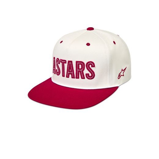 ALPINESTARS STADIUM SNAPBACK – VOĽNOČASOVÁ ŠILTOVKA (BIELA OFF WHITE/ČERVENÁ)