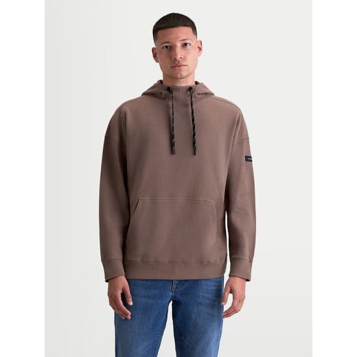 ALPINESTARS CAMINO TEXTURED OVERSIZED HOODIE – VOĽNOČASOVÁ MOTO MIKINA (SVETLO HNEDÁ)