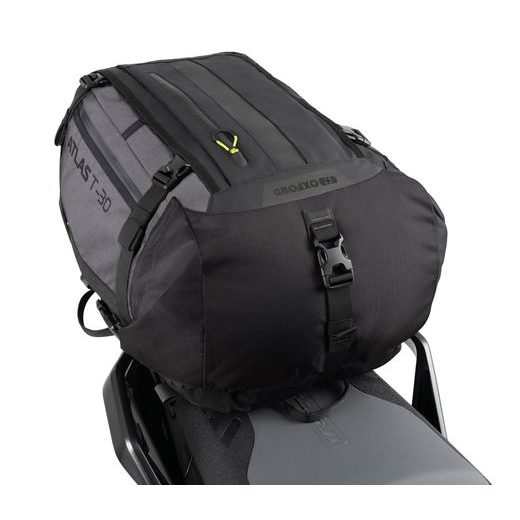 BRAŠNA NA SEDADLO SPOLUJEZDCE ATLAS T-30 ADVANCED TOURPACK, OXFORD (SIVÁ, OBJEM 30 L)