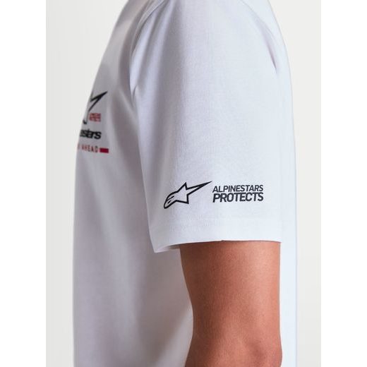ALPINESTARS P1 CSF – VOĽNOČASOVÉ MOTO TRIČKO (BIELA)